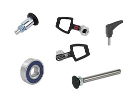 QR-aksler - Kuglelejer - Montagedele