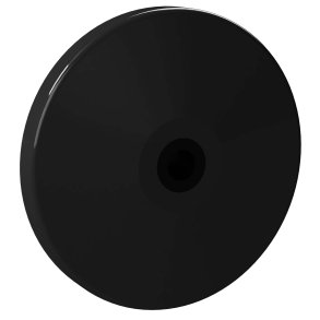 Fenderhjul 125 MM - sort