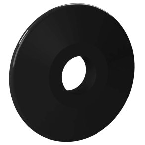 Fenderhjul 75 MM - sort