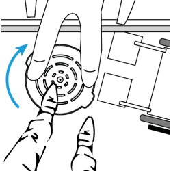 Drejeskrive til forflytning