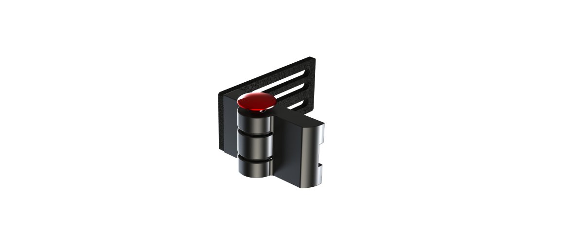 Sidesttteholder Aluminium - Hjre