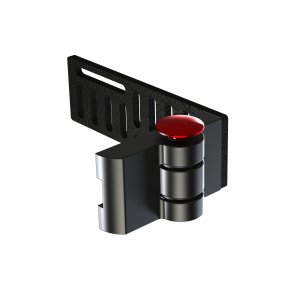 Sidesttteholder aluminium - venstre