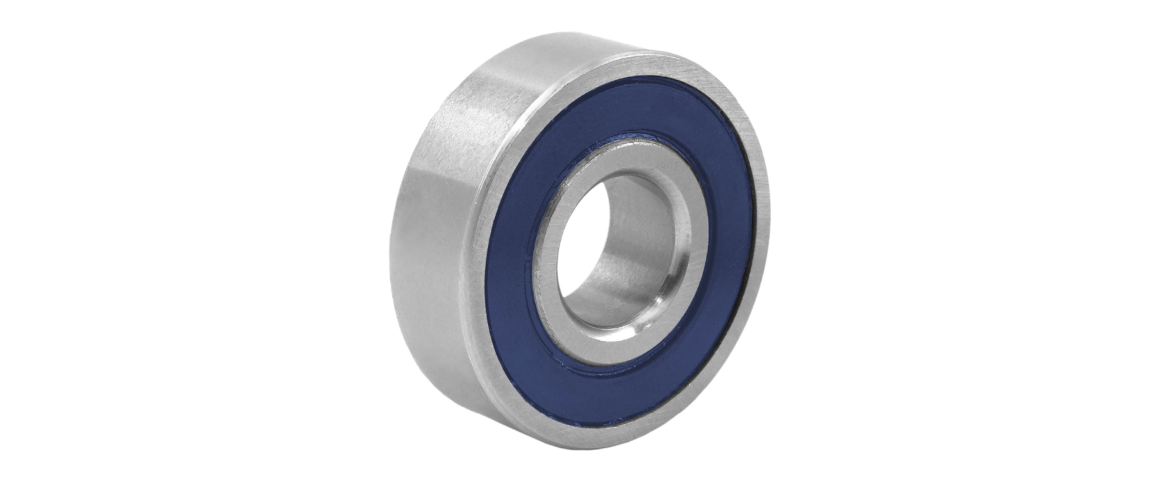 Kugleleje 608 2RS - rustfri