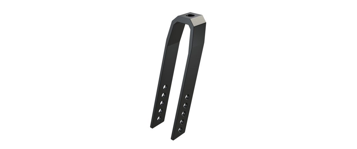 Svinggaffel Aluminium 200x39 mm