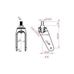 Gaffelst til Dolomite Futura Rollator