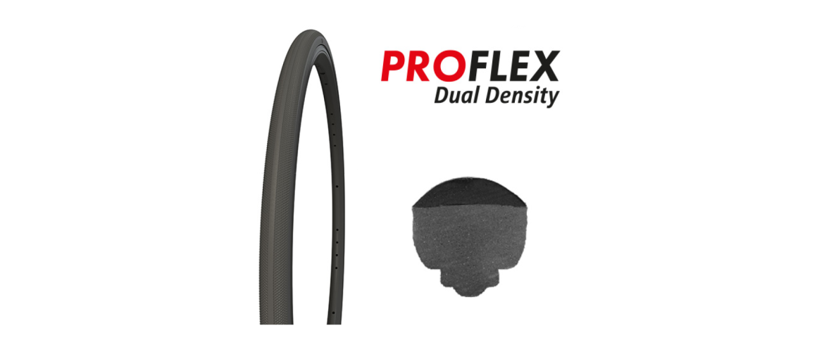 PROFLEX purbane 24x1" - sort - sildebensmnster