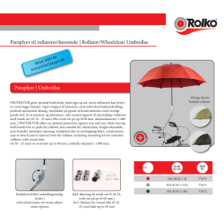 Protector rollator paraply - rd