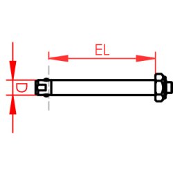 Quick-release aksel 12 mm