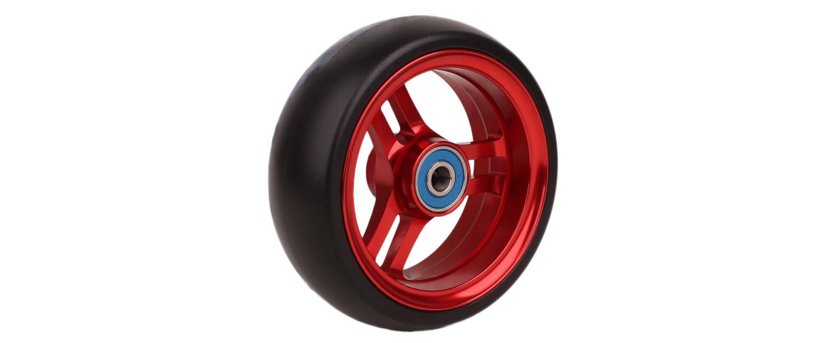 Polyuretan hjul 5x1/4" - CorMORun - r�d