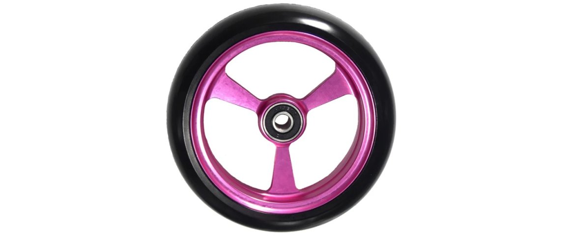 Polyuretan hjul 4x1/4" - FrogLegs - pink