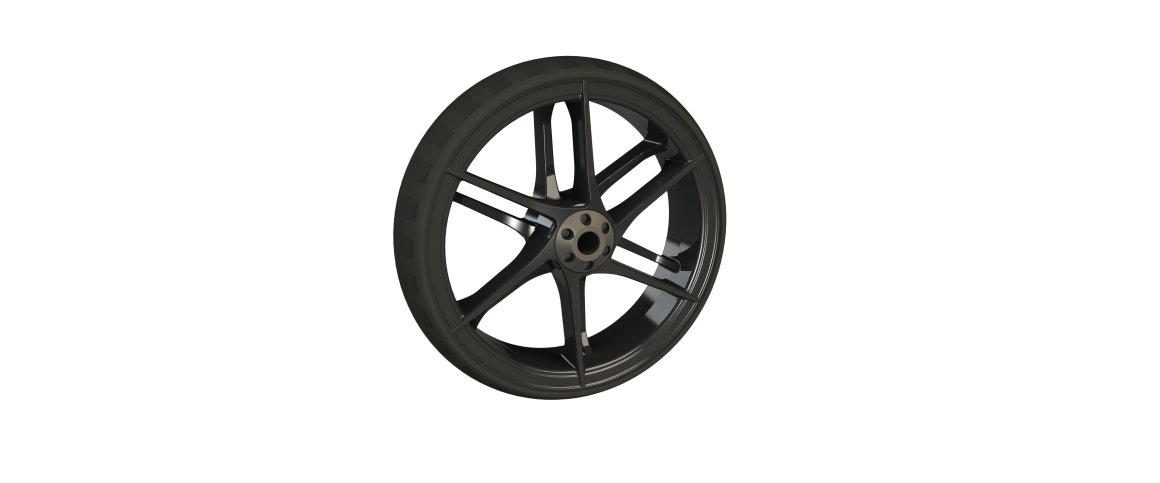 Carbon Svinghjul 5"