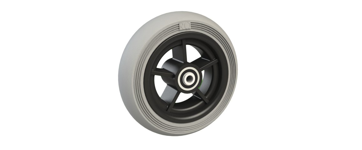 Gummibane Svinghjul 5,5" Gr