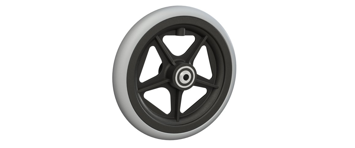 Gummibane Svinghjul 7" Gr
