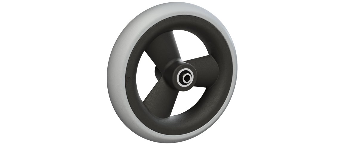 Gummibane Svinghjul 7" Gr