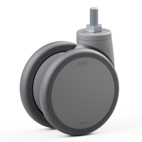 Dobbelthjul 75mm - til forflytningsplatform