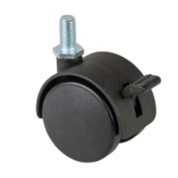 Mbelhjul m. bremse - M10 bolt