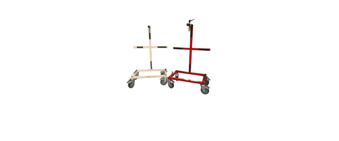 Apparathjul 125x32 mm - m. bremse