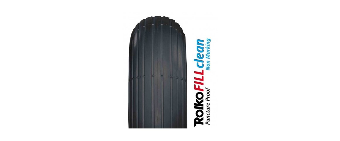 Dk med Rolkofill 200x50 sort - 28 mm