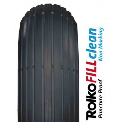 Dk med Rolkofill 200x50 - sort - 28mm